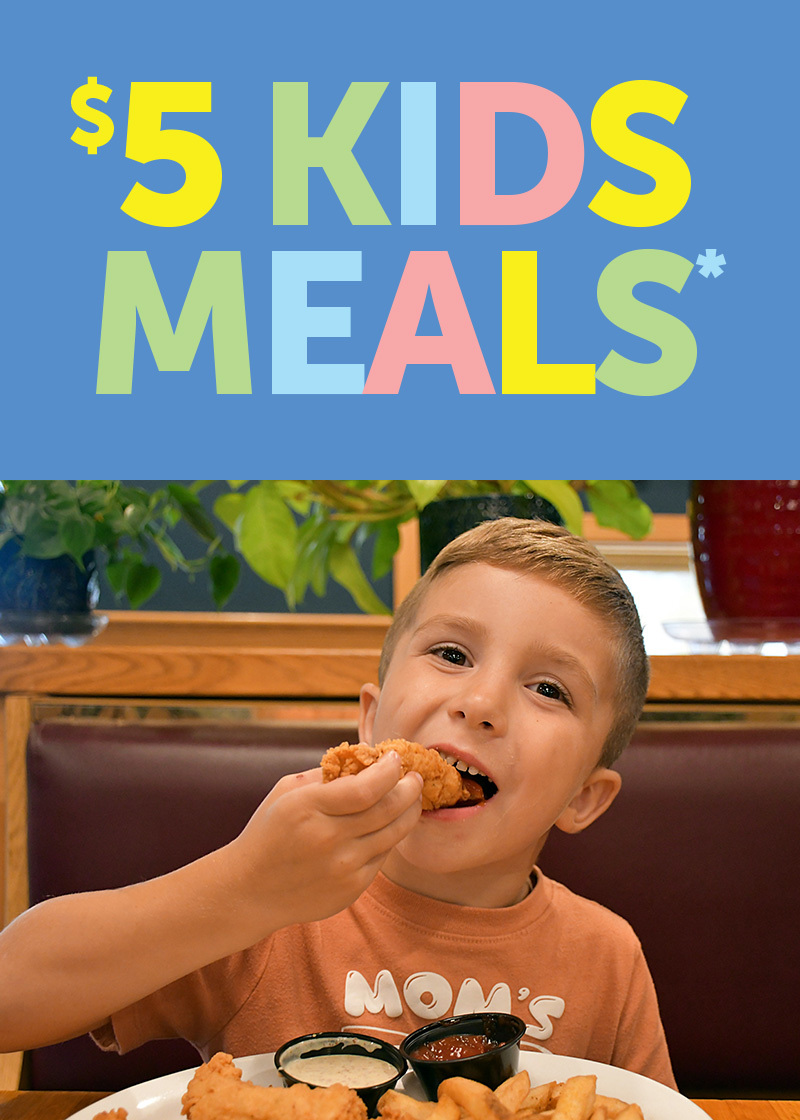 $5 Kids Meals at T-BONES