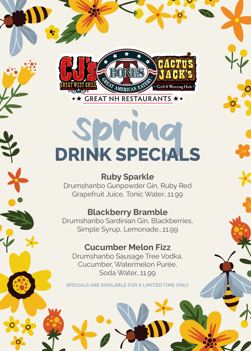 T-Bones Great American Eatery: Promotions