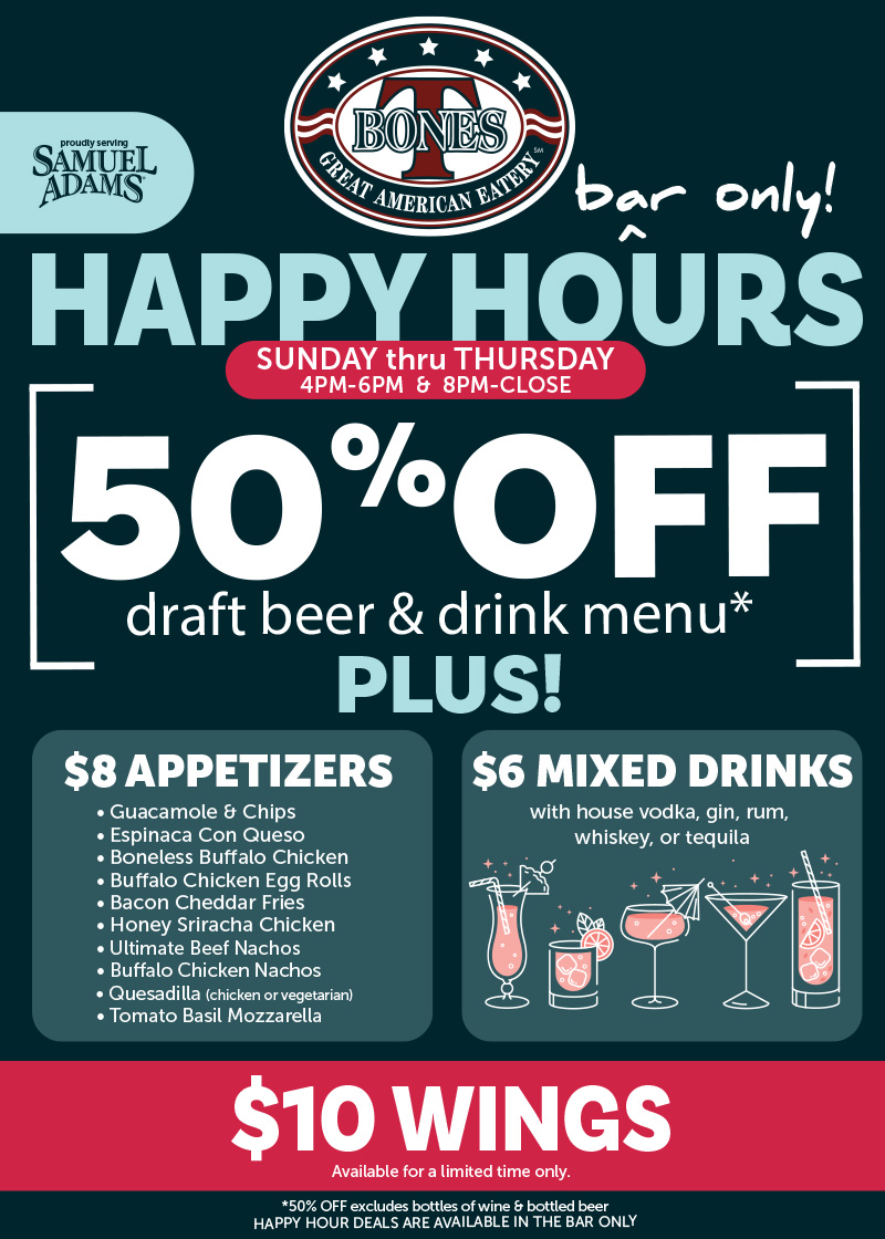 Happy hour deals