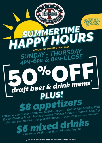 Happy Hours 2-5PM Daily